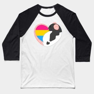 Pansexual Pride Rat Baseball T-Shirt